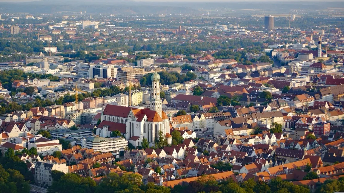 Stadtansicht von Augsburg