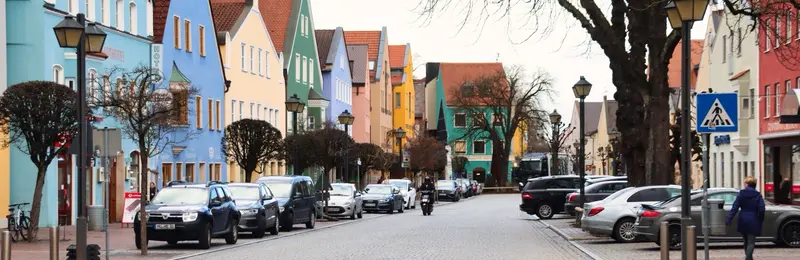 Stadtansicht von Erding