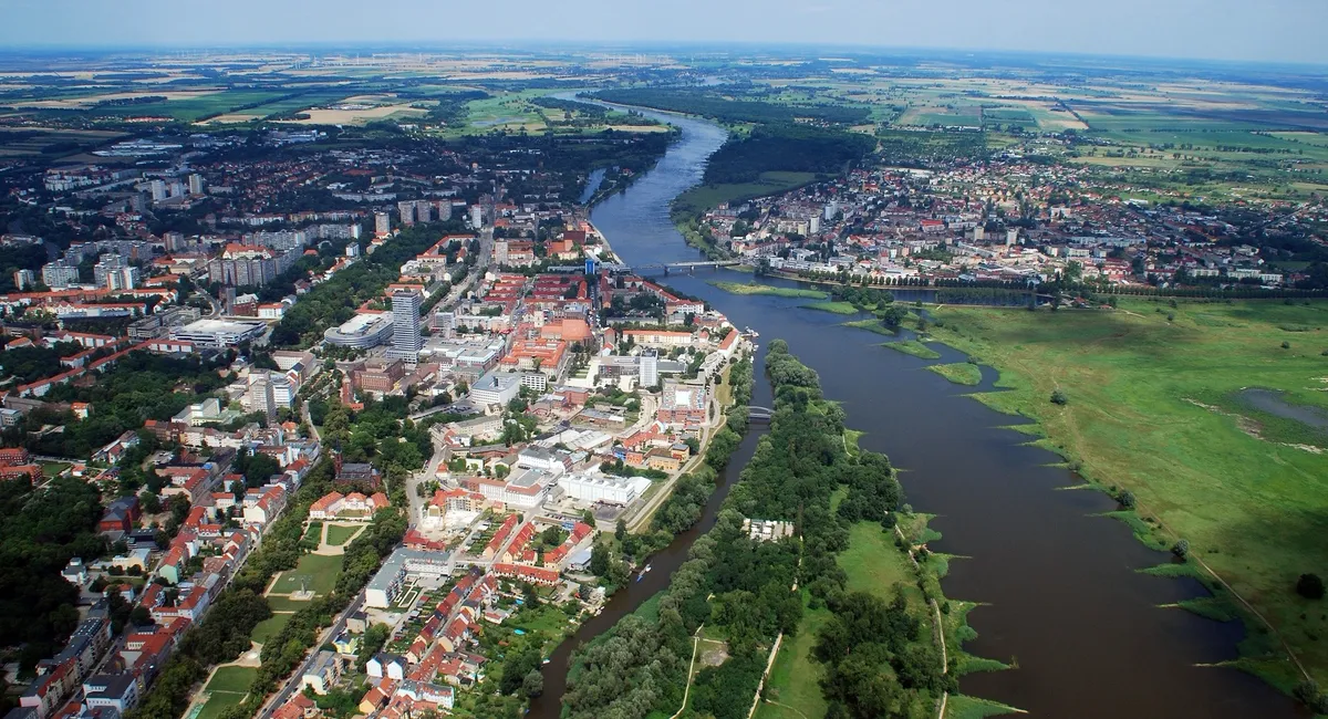 Stadtansicht von Frankfurt (Oder)