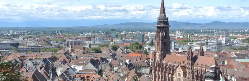 Stadtansicht von Freiburg im Breisgau