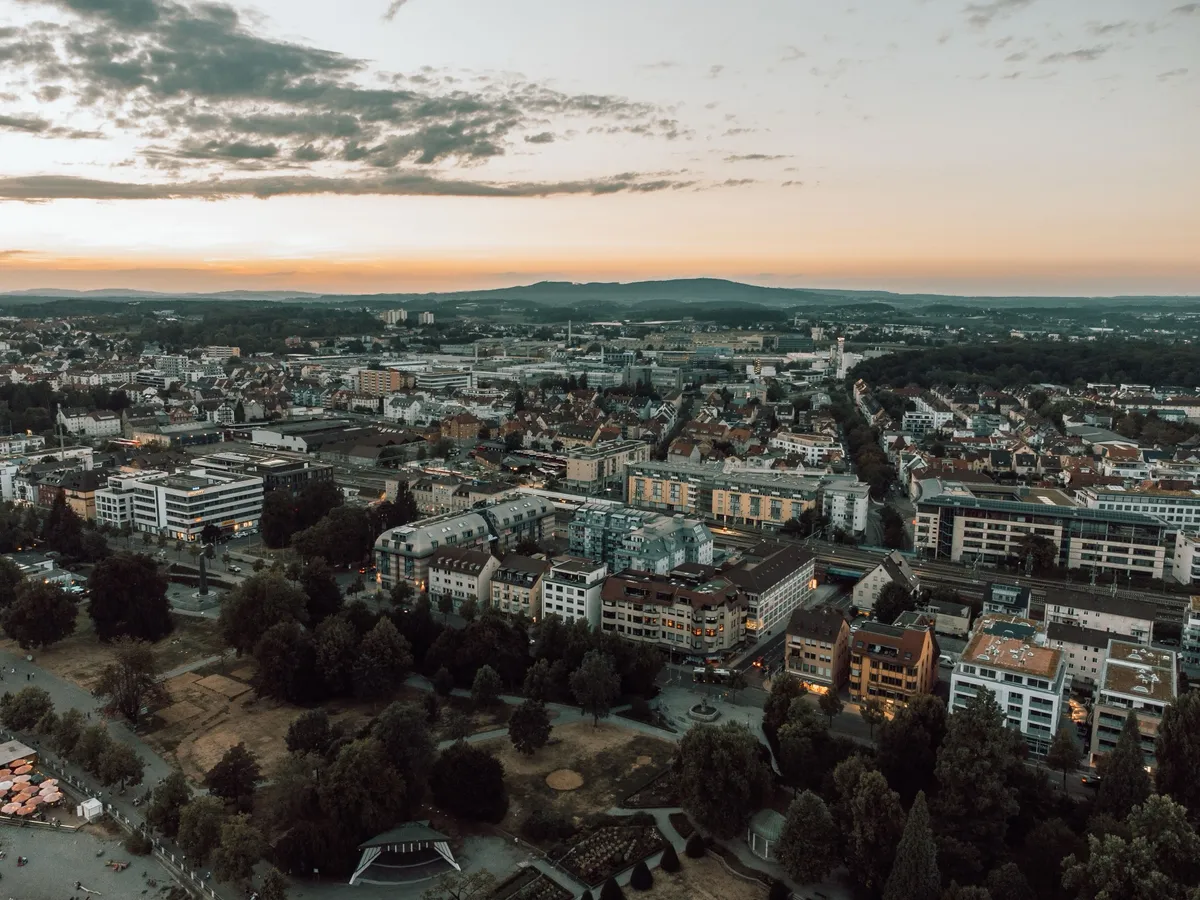 Stadtansicht von Friedrichshafen
