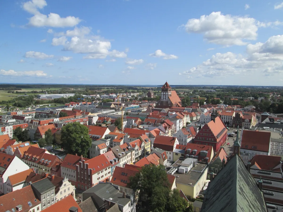 Stadtansicht von Greifswald