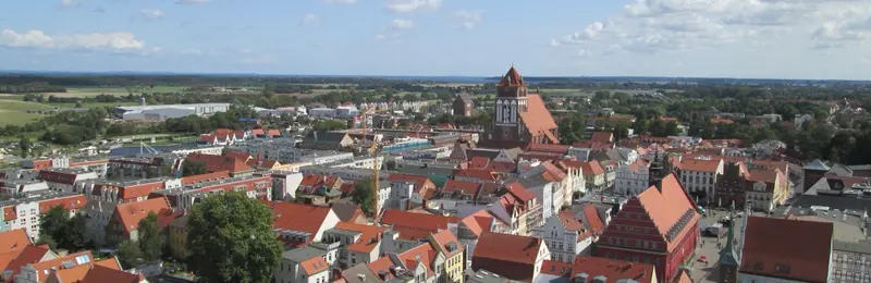 Stadtansicht von Greifswald