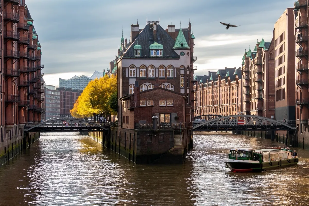 Stadtansicht von Hamburg