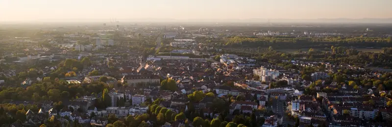Stadtansicht von Karlsruhe
