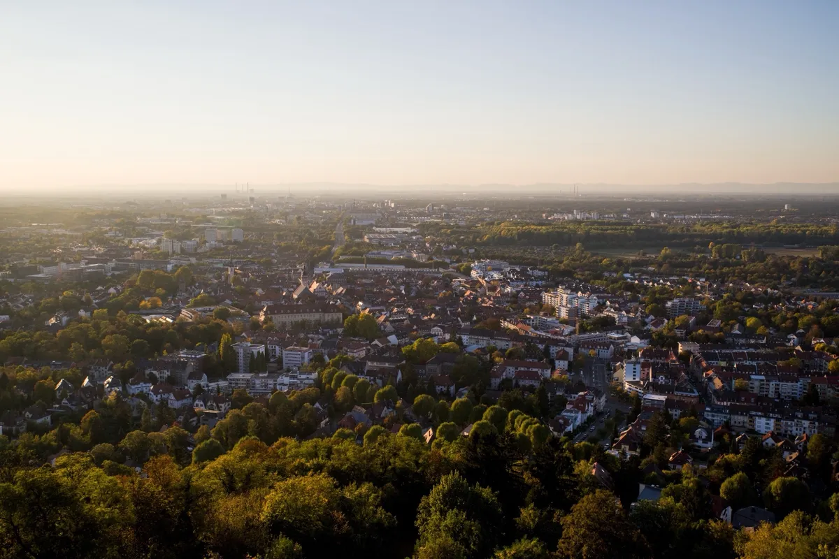Stadtansicht von Karlsruhe