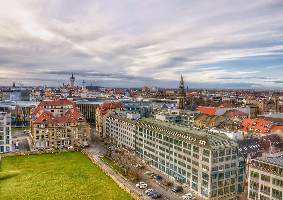 Stadtansicht von Leipzig