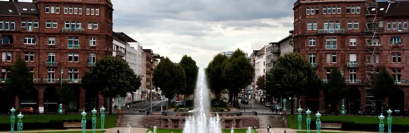 Stadtansicht von Mannheim