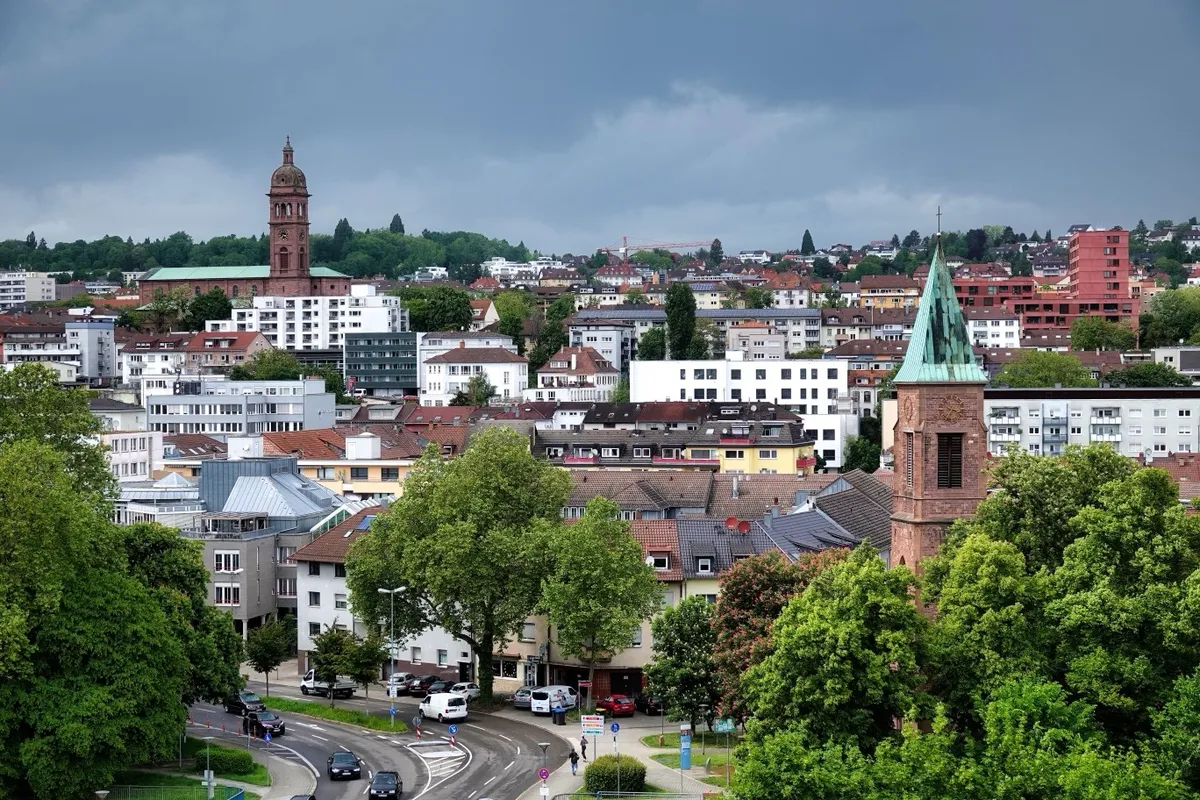 Stadtansicht von Pforzheim