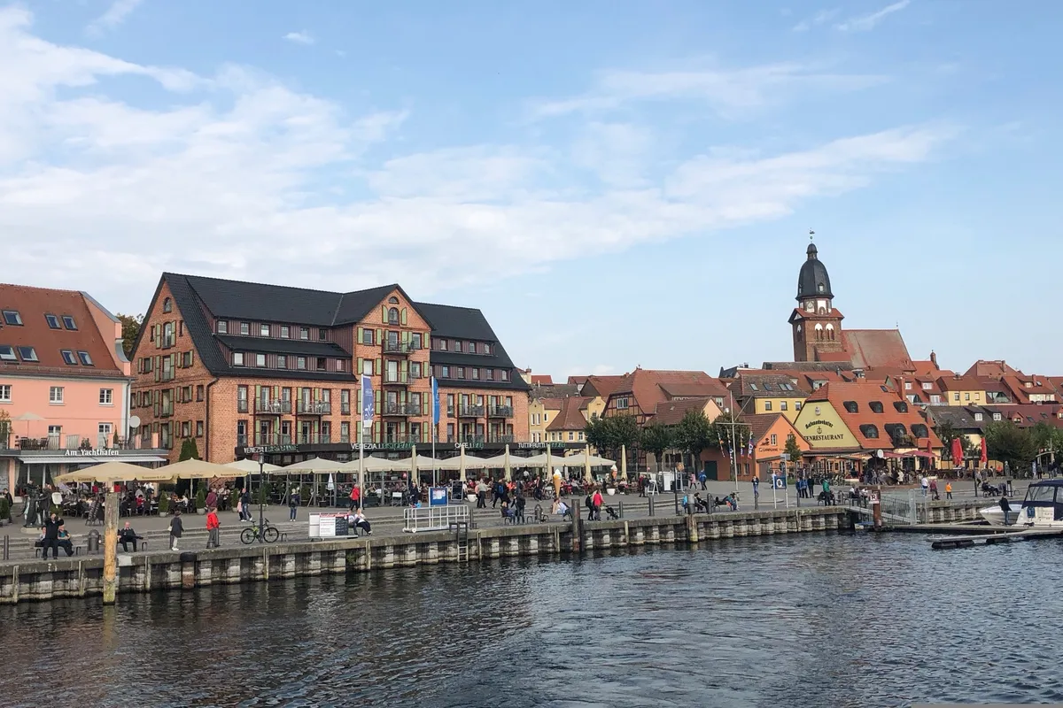 Stadtansicht von Waren (Müritz)